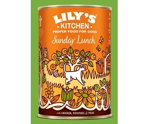 Lily's Kitchen Pollo, Patatas y Guisantes Lata para Perros 6 x 400 gr