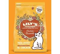 Lily's Kitchen Elaborado con ingredientes naturales alimento seco para gatos adultos bolsa pollo con verduras receta sin cereales 2kg