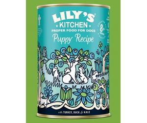 Lily's Kitchen Puppy Pavo y Pato Lata para Perros 6 x 400 gr