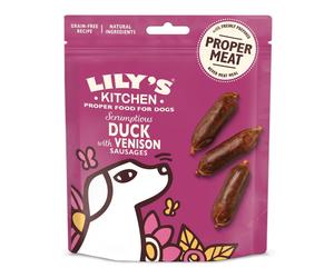Lily's Kitchen Scrumptious Duck & Venison Sausages para Perros 8 x 70 gr