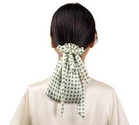 LILYSILK 100 % seda de morera Gomas para el pelo, juego de 2 unidades, seda pura para mujer, con bolsa de almacenamiento, cuidado del cabello, impresión gráfica