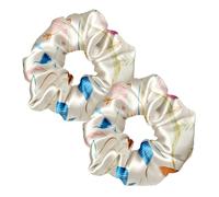 LILYSILK 100% Seda Gomas para el cabello para mujer, sujetador de cola de caballo, cinta de seda, paquete de MÁS CAMINOS (Protector, 2)