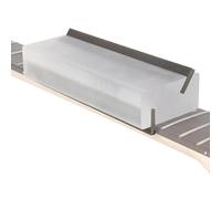 Lima biseladora de extremo de traste para guitarra, lima de traste de guitarra, lima de traste de doble ángulo, apósito de extremo de traste, lima de coronación de trastes de instrumentos