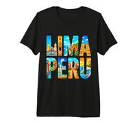 Lima City Name Travel Souvenir - Regalo turístico Camiseta Premium