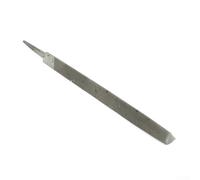 Lima de acero de 150 mm para carpintería de metal y lijado de madera, herramienta manual de aleación de acero de dientes medianos sin asa, redonda semicircular triangular (lima triangular)