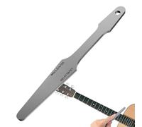 Lima de apósito de extremo de traste, lima de traste para moler, herramienta luthier de corona, juego de protectores de diapasón de guitarra, nivelación de trastes, herramientas de traste para