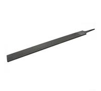 Lima de cabeza plana de acero de alto carbono para carpintería, desbarbado, herramienta de molienda de metal, agujeros de limado, ranuras de 8, 10, 12, 14, 16 pulgadas