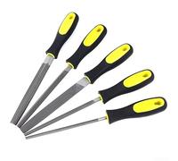 Lima de carpintería de dientes medianos para tallar, escofina de madera, lima de acero para manualidades, 6 pulgadas (plana)