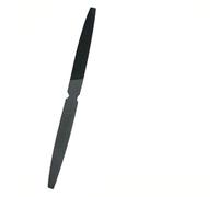 Lima de cera semicircular de 200 mm de doble extremo, herramienta de tallado de acero con cortes gruesos y medianos para joyería, bricolaje, plástico y madera