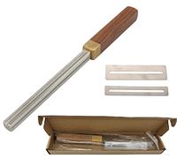 Lima de corona de traste de guitarra, lima de vendaje de extremo de 4 ranuras, herramientas de lima de traste multifunción para guitarra acústica eléctrica, ukelele, bajo, banjo