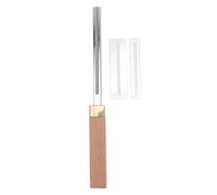 Lima de Coronacin de Trastes de Guitarra, Lima de Trastes de 4 Ranuras, de Madera Cuadrado, 1 Mm, 2 Mm, 3 4 con 2 Placas Protectoras