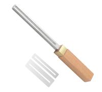 Lima de coronación de trastes de guitarra con extremo protector, herramienta redondeada para reparación de guitarra y herramientas Luthier Herramienta redondeada duradera