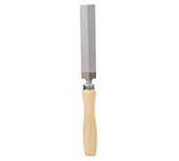 Lima de diamante plana Herramienta de afilado de escofina de acero al carbono para todo uso con mango de madera para carpintería Herramienta de jardín Lima de diamante (5 pulgadas)