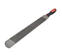 Lima de herradura de acero al carbono de 14 pulgadas con cómodo mango antideslizante para una rápida eliminación del material y un mantenimiento preciso por veterinarios y agricultores