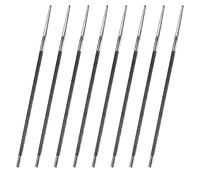 Lima de Motosierra, 8 Piezas Lima para Afilar Cadena Motosierra, 4.8 mm Lima Redonda, para el Afilado Manual de Cadenas de Sierra