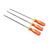 Lima de motosierra con construcción de acero de alto carbono y longitud optimizada del mango para una técnica de archivo manual eficiente (5,5 mm)