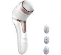 Cecotec Lima para Pies Eléctrica Bamba SkinCare. Batería Recargable de Litio, Autonomía 100 mins, Función Aspiración y Depósito, 2 Modos, Incluye 3 Discos con Gramajes Distintos