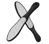 Lima de pies profesional de acero | Lima de doble cara para pedicura, eliminación de callos y piel seca