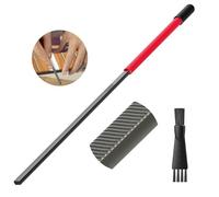 Lima de traste, fija extremos afilados para trastes de guitarra, herramienta profesional Luthier, lima de trastes de doble cara, lima de coronación de trastes para redondear, dar forma y desbarbar,