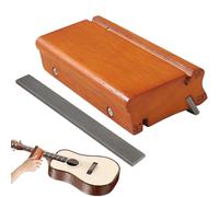 Lima de traste, kit profesional de limas de trastes de bajo, resistente, tierra de precisión de 3/23/35 grados, herramientas de reparación ergonómicas para guitarristas entusiastas de instrumentos