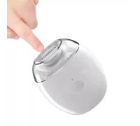 Lima de uñas automática universal, cortaúñas eléctrico con luz LED y 3 velocidades, lima de uñas inteligente súper silenciosa, cortaúñas automático y recortador de pulido