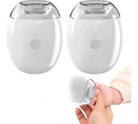 Lima de uñas automática universal, cortaúñas eléctrico con luz LED y 3 velocidades, lima de uñas inteligente súper silenciosa, cortaúñas automático y recortador de pulido