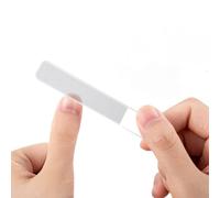 Lima de uñas de cristal nano transparente con caja de uñas pulido herramienta de manicura