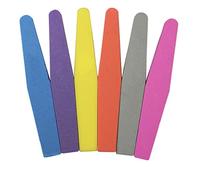 Lima de uñas de doble cara, impermeable, grano 100/180, puntas de arte de uñas, esponja suave, limas de uñas para uñas naturales, 180/240