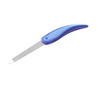 Lima de Uñas de Zafiro REMOS Lima de Bolsillo Azul, Plegable y de Doble Cara para Uñas de Gel, Acrílicas y Naturales - Compacta, Higiénica y Perfecta para Viajar y Manicura 7,5 cm/13,5 cm