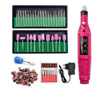 lima de uñas eléctrica Máquina de manicura eléctrica con brocas de uñas de cerámica. Conjunto de molino de cerámica cortador de clavos de uñas Arte de lija archivo de gel Polish Remover Cutter Cutter