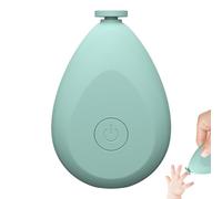 Lima de uñas eléctrica para bebé, cortaúñas para bebé, con 4 cabezales de lijado, forma de gota, tijeras de uñas para recién nacidos, niños pequeños o adultos, cuidado, pulido y recorte, Ulapithi