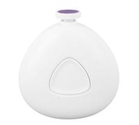 Lima de uñas eléctrica para bebés, recortadora eléctrica de uñas para bebés, lima de uñas eléctrica y segura, kit de cuidado con 6 cabezales de lijado (blanco)