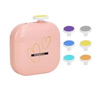 Lima de uñas eléctrica para niños, recortadora de uñas recargable para bebé, carga USB de bajo ruido, herramienta compacta para el cuidado de las uñas, 6 almohadillas de molienda para bebés y niños