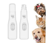 Lima De Uñas Eléctrica para Perros,Cortador De Uñas Eléctrico para Mascotas,Cortauñas Electrico para Perros,Lima de Uñas Eléctrica para Perros y Gatos,Pet Nail Grinder para Perros Medianos y Pequeños