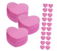 Lima de Uñas en Bloque de Doble Cara Rosa, Esponja 100 Pcs