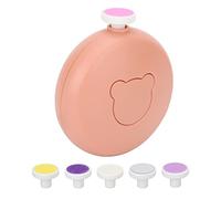 Lima de Uñas, Kit de Cortaúñas para Bebés, 6 Cabezales de Molienda, Vibración Estable, Agarre Cómodo para Uñas de Pies Recién Nacidos (ORANGE)