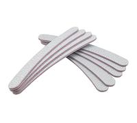 Lima de Uñas,Pulidor de Uñas, 50 unids/lote lima de uñas curvada 100/180 papel de lija lijado for decoración de uñas