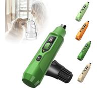 Lima de Uñas Silenciosa para Mascotas Silent Groom Pro, Lima de Uñas para Mascotas de 7 Velocidades con Luz, Carga USB, Cortauñas Silencioso para Perros con Luz Led y Colector de Polvo Green