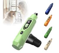Lima de Uñas Silenciosa para Mascotas Silent Groom Pro, Lima de Uñas para Mascotas de 7 Velocidades con Luz, Carga USB, Cortauñas Silencioso para Perros con Luz Led y Colector de Polvo Light Green