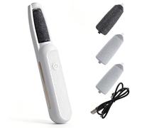 Lima eléctrica de pies y removedor de callos, recargable e impermeable, removedor de piel dura con 4 cabezales de rodillo y 3 velocidades, herramienta de pedicura profesional para piel muerta seca