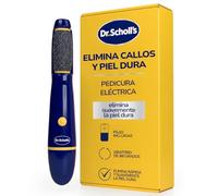 Lima eléctrica para pedicura de Dr. Scholl's: exfolia y elimina durezas y callos al instante. Suaviza los pies en segundos. Pule con suavidad. Ideal para viajes. Incluye pilas AAA