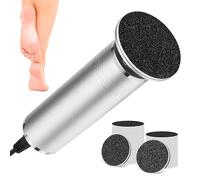 Lima Eléctrica Para Pies, Pedicura Profesional Quita Durezas Electrico, Aparato de Pedicura Eliminar de Callos, Pulidor de Callos Cuidado Talon para Secos y Agrietados Talones con 60 Papel De Lija