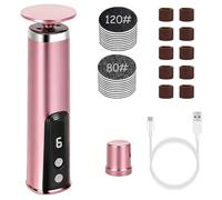 Lima Electrica Pies Durezas - Pedicura Profesional para Pies 2 en 1 para Pies con 6 Niveles, Set de Pedicura Removedor para Pieles Muertas, Duras Agrietadas