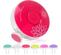 Lima Electrica Uñas Bebe Con 6 Puntas Intercambiables Poco Ruido,Lima uñas bebe electrico Cortaúñas Silencioso Cortador,Juego de Uñas El Cuidado del Recién Nacido（Rosa）