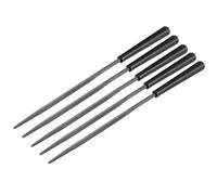 Lima Metal Juego de limas aguja acero 5 piezas | For Metal vidrio piedra joyería tallado en madera herramienta artesanal Triangular