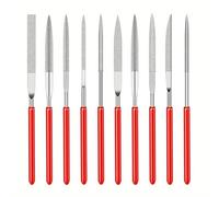 Lima Metal Juego de limas aguja diamante 5/10 piezas | Mini kit de 3x140 mm for herramientas manuales artesanales de tallado de metal y vidrio de piedra(10Pcs)