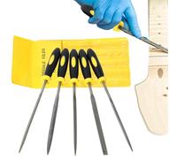 Lima para cabezales de guitarra - Juego de 5 Lime Lime una aguja para un afilado preciso | Herramientas para agujeros y grietas | Accesorios ideales para reparación de guitarra, violín, joyas y obras