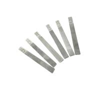 Lima para coronar atas, 6 piezas, herramienta para nivelar los bordes, herramienta para coronar trastes de guitarra, para reparación de bajos en diapasones e instrumentos de cuerda para estudiantes de