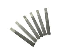 Lima para coronar trastes de 6 piezas, herramienta para biselar los trastes de guitarra, para bordes, extremos, hilos, instrumentos de bajo, estudiantes de música, músicos, diapasón