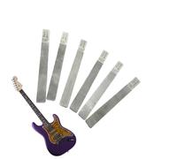 Lima para Trastes de Guitarra - 6 Piezas Herramienta De Reparación Y Nivelación | Lima para Acabar Extremos de Trastes,Para Borde Extremo Instrumento De Cuerda Músico Diapasón Bajo Estudio En Casa